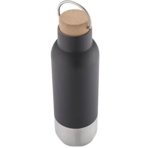 Aversa Hans Larsen RCS Recycled Stainless Steel Insulated Water Bottle Black Top